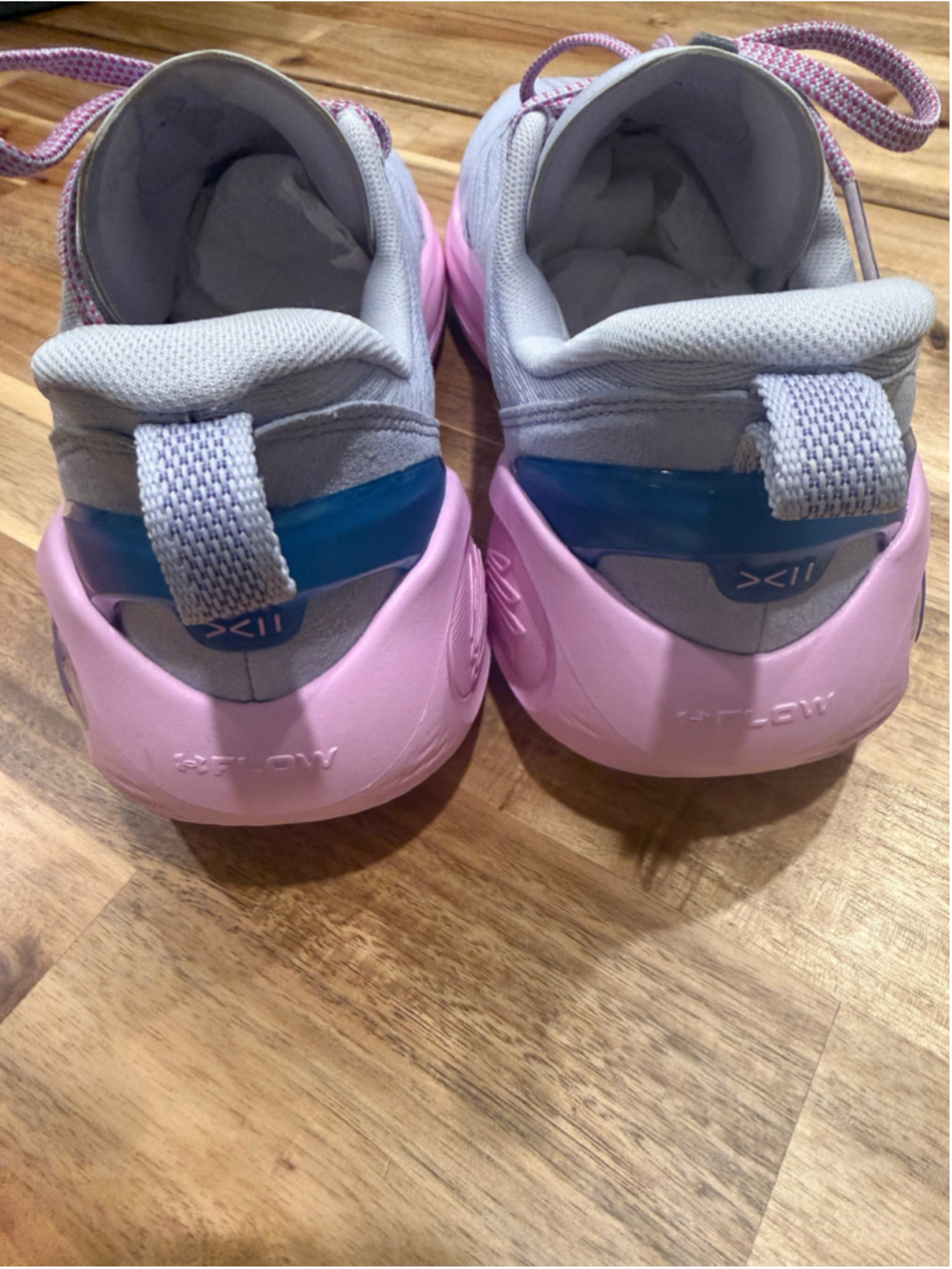 Men’s Under Armour Curry Athletic Shoes purple and Pink - Picture 4 of 7